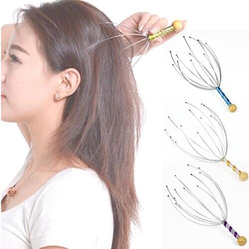 Claw Massager Body Massager Octopus Head Scalp Neck Equipment Stress Release Relax Massage Tens Pain Relief Head styling tools 4