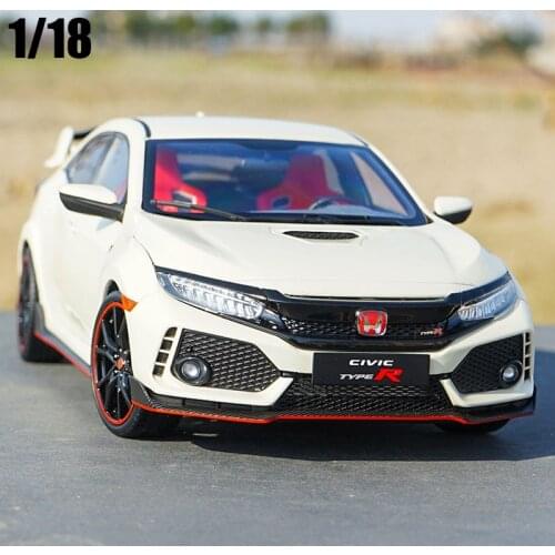 1/18 LCD Car MODELS Honda CIVIC Type-R Diecast Metal Toys Boys Girl Gifts Collection Original Box