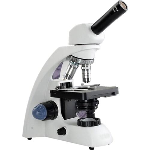 Monocular Biological Microscope 640X Bottom Lamp Slides Specimen Cells Watching Student Science Education Kid Gift