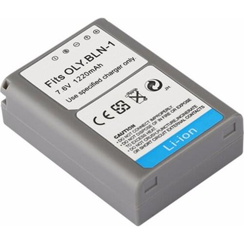 Rechargeable Lithium-ion Battery Pack for Olympus BLN-1, BLN1