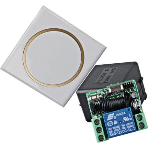 Rf DC 12 v 1channel mini wireless remote control light /Electric door switch wall switch 433mhz/315mhz