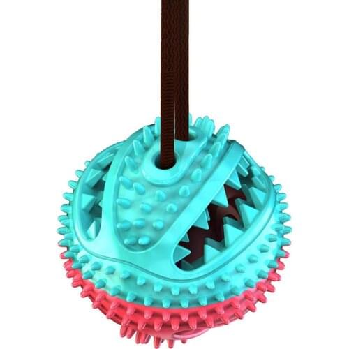 Dog Treat Ball Dog Food Dispensing Teeth Cleaning Chew Toy
