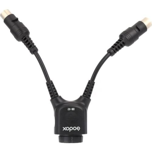 High quality Godox DB-02 Cable Y Adapter 2 to 1 Photography accessories for PROPAC Power Pack PB960 Flash AD360 AD180