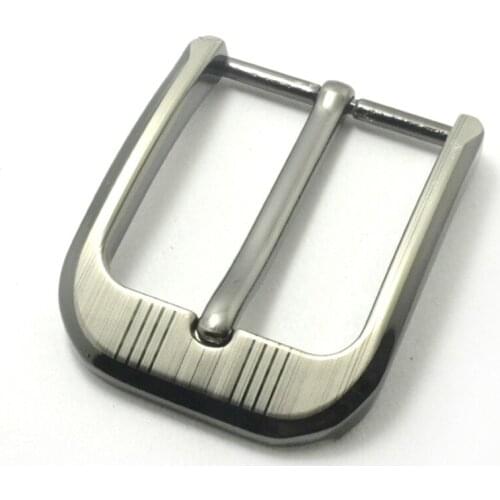 1pcs Metal 40mm Belt Buckle Middle Center Half Bar Buckle Leather Belt Bridle Halter Harness belt Accessories Fit for 37mm-39mm