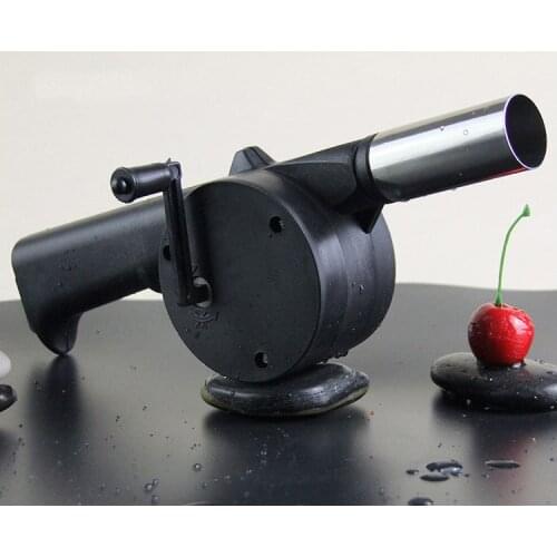 1PC Barbecue Hand-cranked air blower,BBQ Fan Grill Picnic Camping Mangal Make Fire Tools Soplador Barbacoa Churrasco QA 050