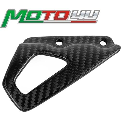 100% Carbon Fiber New Front Heel Guard Foot Peg Mount Plate Motorcycle For BMW R NINE T R NineT R9T 2014 2015 2016 2017 2018
