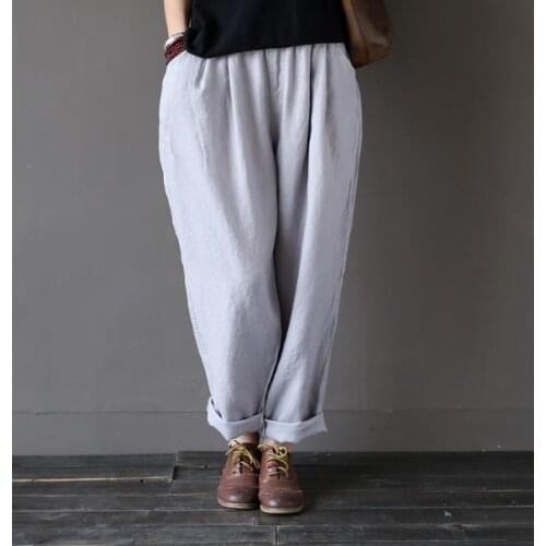 2017 casual harem pants personality vintage all-match pants 17502-15