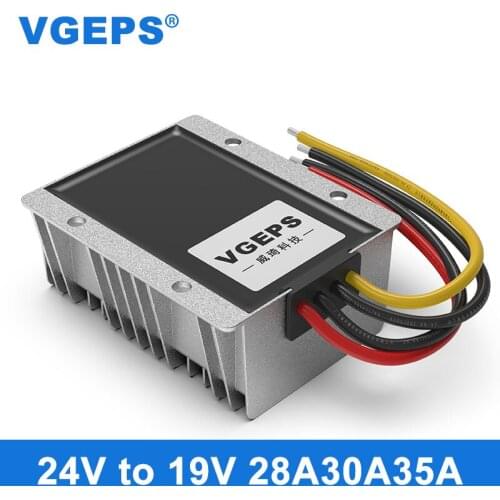 24V to 19V DC power supply voltage regulator converter 24V to 19V automotive step-down module DC-DC transformer