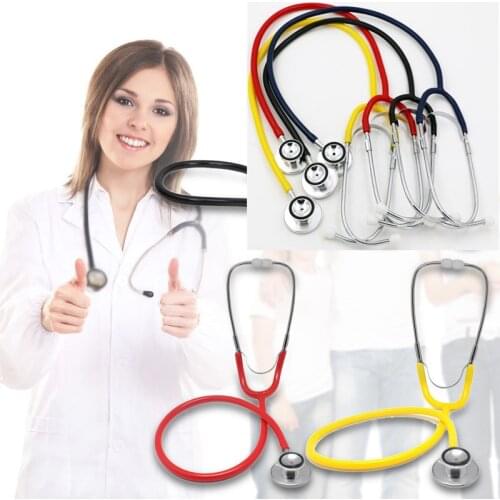 Brand New High Quality Professional Double Head Stethoscope Doctors Necessary Acoustic Stethophone Free Shipping