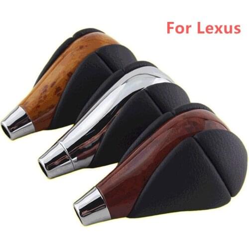Car Gear Shift Knob for Lexus IS250 RX350 RX450h IS350 ES300 ES350 GS300 GS350 LS460 LS430 LS600h Plating Walnut Accessories