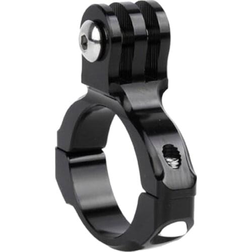 Aluminum Bicycle Handlebar Mount Bike Clamp Holder Adapter for GoPro Hero 9 8 7 6 5 Yi 4K Eken H9r Sjcam Sj4000 Go Pro Accessory