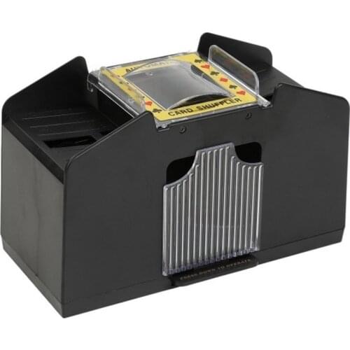 Automatic Poker Shuffler Board Game Poker Playing Cards Electric 6 Decks Card Shuffling Machine Party Entertainment Accessories