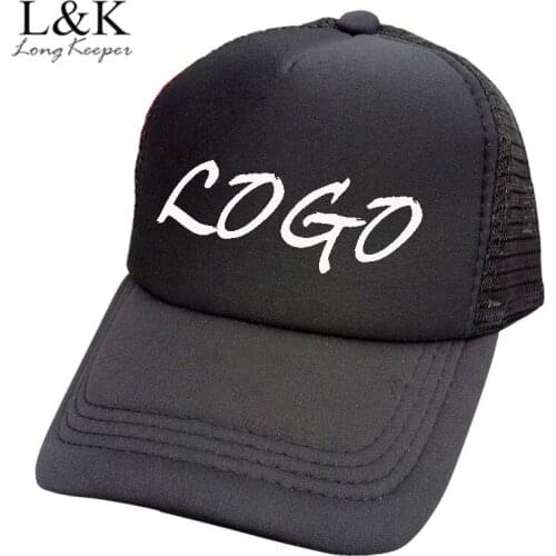 Long Keeper Men Women Custom Trucker Snapback Caps High Quality Adult Children Mesh Hats Adjustable Baseball Gorra 10pcs/lot