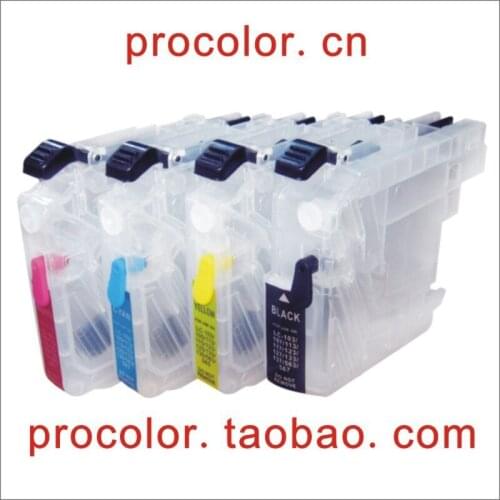 PROCOLOR Refill ink cartridges LC133 LC135 LC137 for BROTHER DCP J4110DW/DCP-J4110DW/MFC J4410DW/MFC J4510DW/MFC