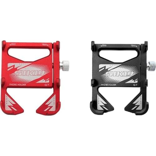 SIKW Q7 Aluminum Alloy Bicycle Mobile Phone Holder 360° Rotatable Phone Holder for Electric Bicycles and Motorcycles