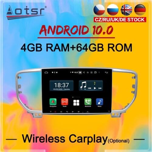 For KIA SPORTAGE Android Radio tape recorder 2019 Car Multimedia Player Stereo head unit gps Navigaiton No 2din 2 din Autoradio