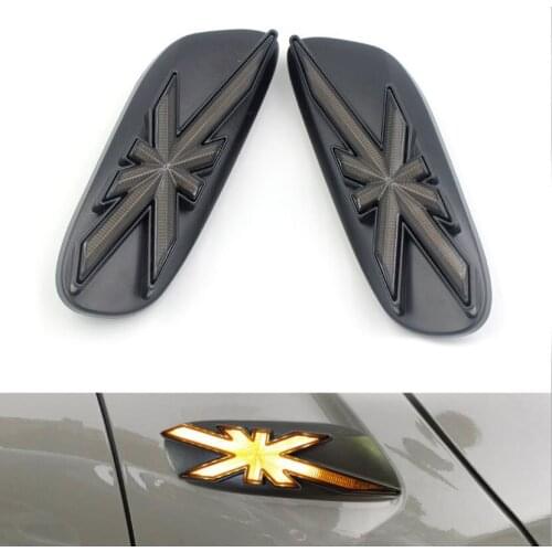 For MINI Cooper F55 F56 F57 2013-2018 Hatchback Smoked LED Side Marker Signal Light Lamp Turn Signal Bulb