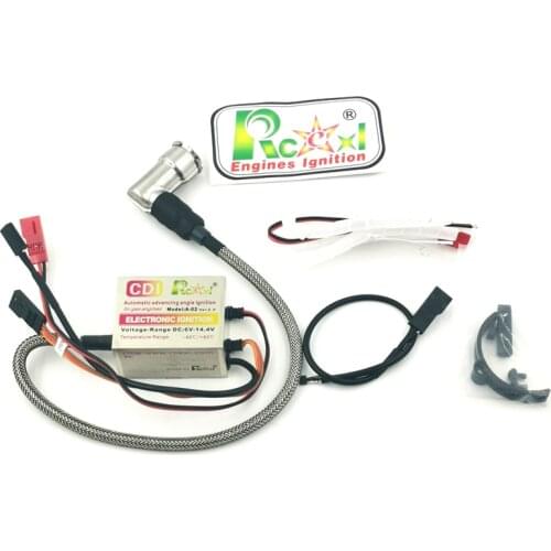 Rcexl Single Ignition CDI NGK BPMR6F 14MM 90 degrees for rc engine