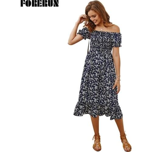 FORERUN Long Dresses