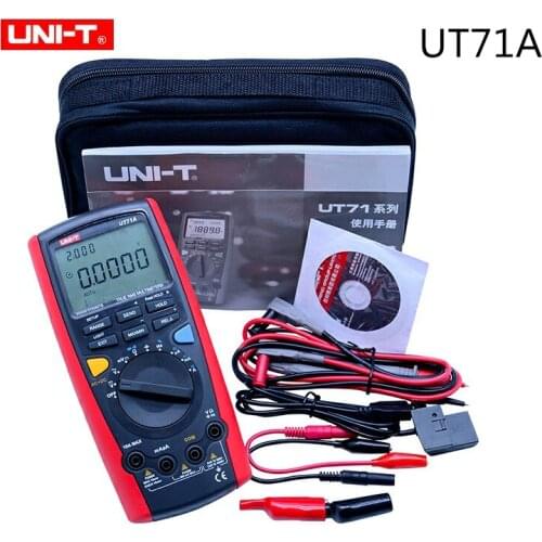 Hot Selling UNI-T UT71A UT71B UT71C Digital Multimeter Handheld Volt-ampere Ohm Capacitance Meter Temperature Tester