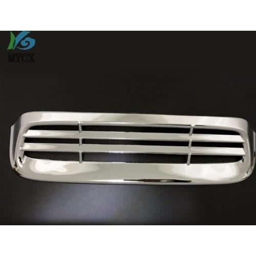 For Hilux Chrome Parts ABS Car Styling Hilux Accessories Small Hood Scoops Outlet Cover For Toyota Hilux Vigo 2012 2013 2014
