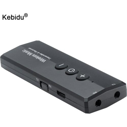 Kebidu 3-in-1 Wireless Bluetooth V5.0 Stereo Audio Adapter+ EDR USB Transmitter Receiver For Computer Home TV Headphone PC Car