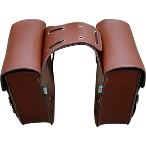 Retro Bicycle Rack Bag Leather Robust Rear for Retro Bicycle Saddle