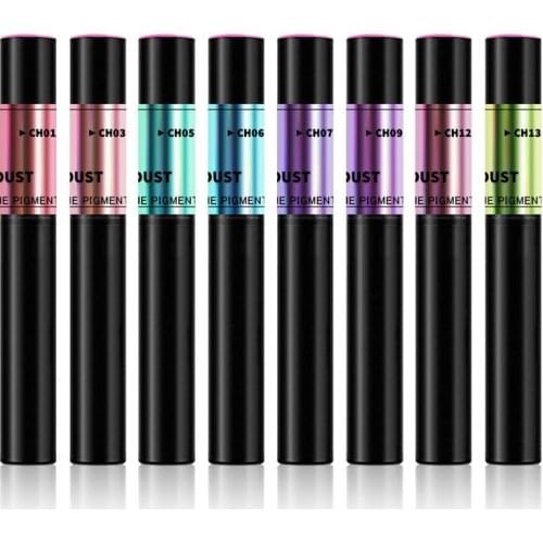 MiFanXi Nail Powder Cushion Pen Polar Lights Nail Art Glitter Muticolor Chrome Holographics Nail Art Accessory 0.6g