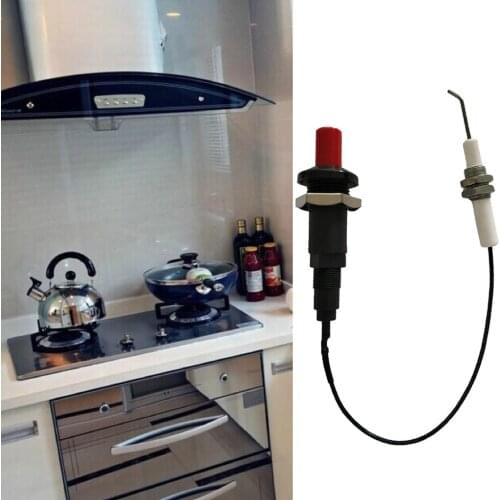 Piezo Spark Ignition Set with Cable 30cm Push Button Grill Stove Kitchen Lighters