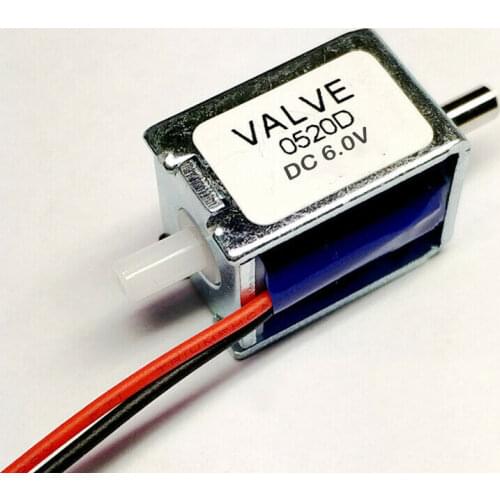 DC 6V Air Valve Normally Closed N/C Micro Electric Solenoid Air Valve Mini Massage Control Vent Valve for Tiny Gas Air Pump