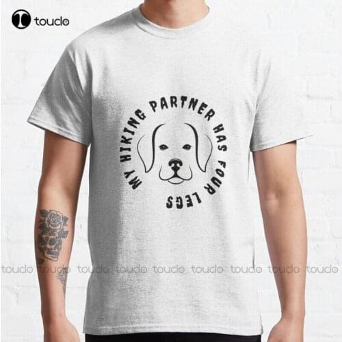 New My Hiking Partner Has Four Legs 13 Classic T-Shirt Graphic Shirts