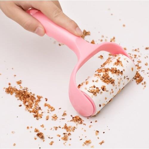 Tearable roller dust sticking paper felt rolling brush dipping artifact