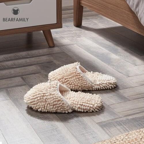 Lazy mop slippers women & man winter unisex bathroom slippers for dry foot cleaning floor Slipper Drag Shoe Mop Household Tools