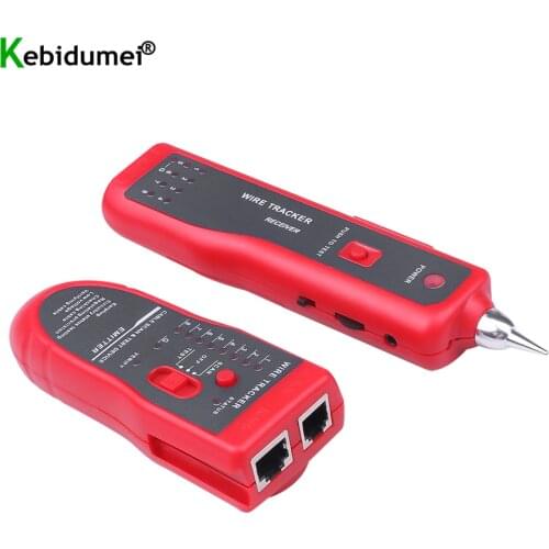 RJ45 Network Cable Tester Cat5e Cat6 UTP Cable Finder RJ11 Telephone Wire Tracker Toner Ethernet LAN Detector Line Analyzer