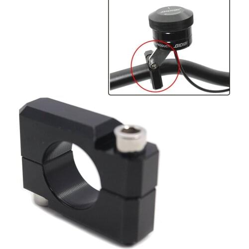 Universal 22mm Handlebar Bracket For Motorbike Black Almuium Chain Oiler Kit Motorcycle