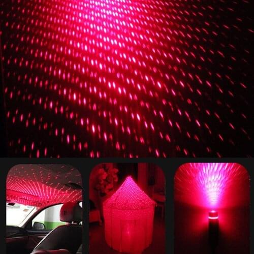 USB Car Accessories Interior Atmosphere Star Sky Lamp Ambient Star Night Lights Home Ceiling Decoration Light