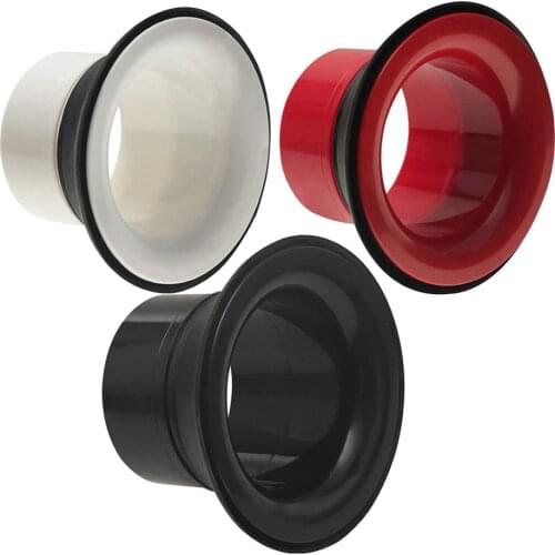 Bass Drum Enhancer Port Insert Enhancement Hole Protector Amplifier Kick Booster Black White Red With Protection Sticker Parts