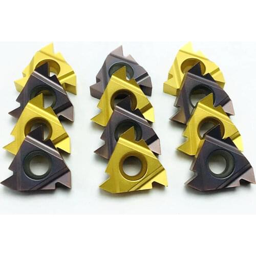 10PCS thread cutter MMT 16ER AG60 UE6020 carbide insert thread turning tool cutting milling cutter CNC lathe tool 16er