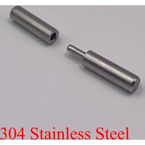 20mm 25mm 30mm 40mm OD 80mm 90mm 100mm 120mm Legnth 201 304 Stainless Steel Cylinder Heavy Duty Shaft Rotating Hinge Door Pivot