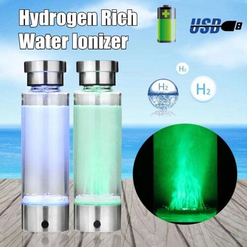 350ml USB Charge Hydrogen Rich Water Generator Alkaline Water Ionizer Maker Generator Bottle Cup Easy To Absorb