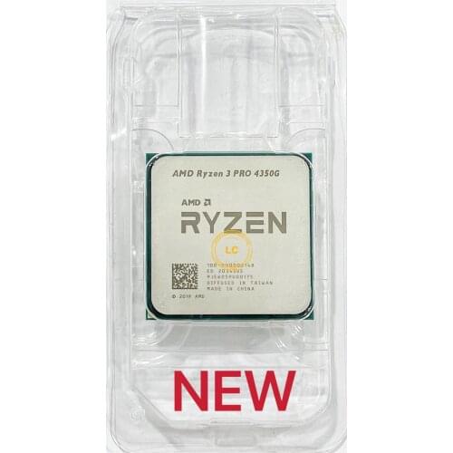 AMD Ryzen 3 PRO 4350G R3 PRO 4350G 3.8GHz Four-Core Eight-Thread 65W CPU Processor L3=4M 100-000000148 Socket AM4 New no cooler