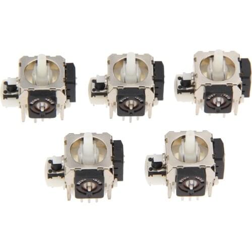 5Pcs/Lot Replacement Analog Joy Stick Games Gamepad Accessories Controller Joysticks for XBox 360 and PS2 Controller Grade A