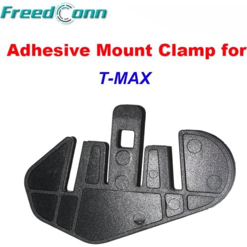Double Adhesive Mount Base Bracket Headset Clamp Clip for FreedConn T-MAX Motorcycle Bluetooth Helmet Headset Intercom