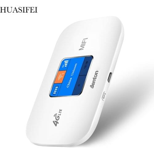 HUASIFEI Unlocked Router 3G/4G high-speed Sim Card LTE Modem 150Mbps High Speed Hotspot Pocket Wi-Fi Broadband Network MI-fi