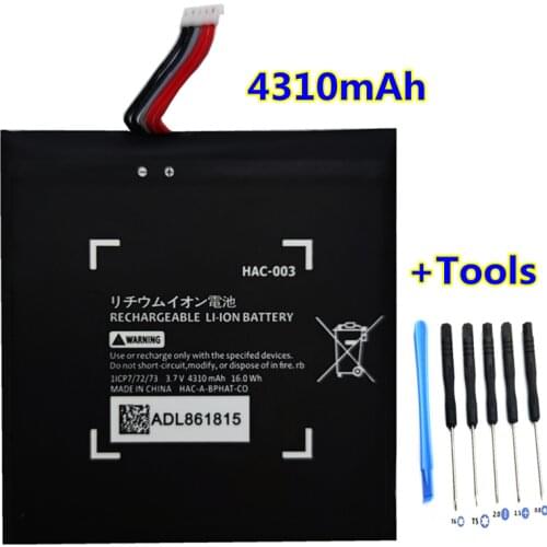 +Tools ! New 3.7V 4310mAh HAC-003 Battery Replacement Repair for Nintend Nitendo Switch Console Li-ion Rechargeable