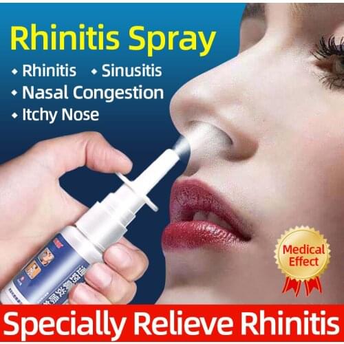Chinese Natural Herbs Rhinitis Spray Chronic Sinusitis Treatment Nose Congestion Health Care Liquid