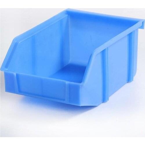 Oblique Plastic Parts Box Classification Storage Thickened Combined Shelf Box Screw Tool Box