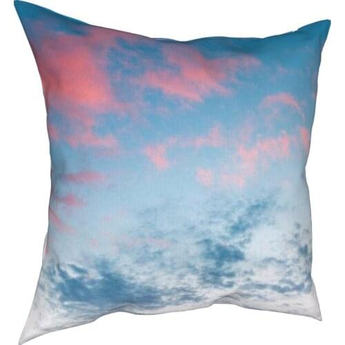 Colorful cloud sky pillow cover fashion sofa bedroom colorful home decoration pillow white cloud sky pillow