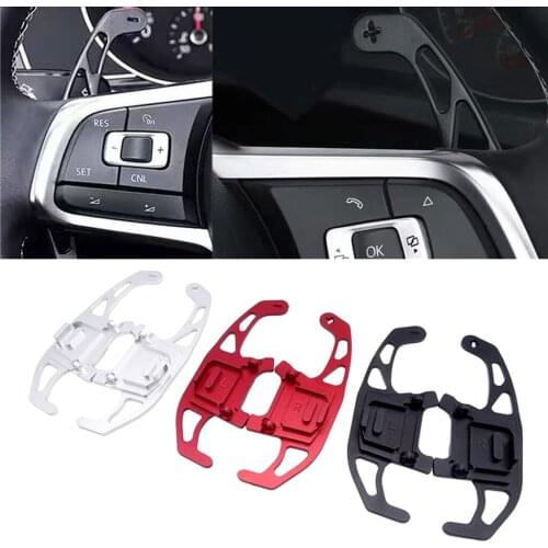 Left & Right Steering Wheel Shift Paddle Extended Shifter for Golf 7 R-line 2015-2019