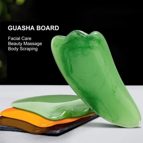Gua Sha Facial Tool Guasha Board Gua Sha Scraping Massage Tool for Skin Facial Care Trigger Point Treatment Massager for face